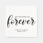 Wedding Love Quote Servet (Voorkant)