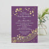 Wedding Love Song Kaart (Staand voorkant)