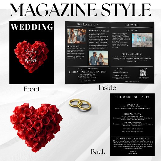 Wedding Magazine All in One Red Roses