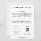 Wedding Magazine Cover All in One Kaart (Achterkant)