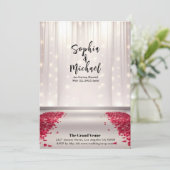 Wedding Magazine Hoesje Roos Petals Kaart (Staand voorkant)