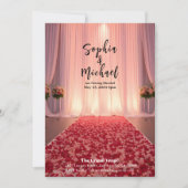 Wedding Magazine Hoesje Roos Petals Kaart (Voorkant)