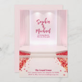 Wedding Magazine Hoesje Roos Petals Kaart (Voorkant / Achterkant)