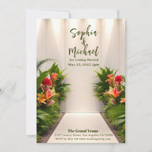 Wedding Magazine Hoesje Tropisch Kaart