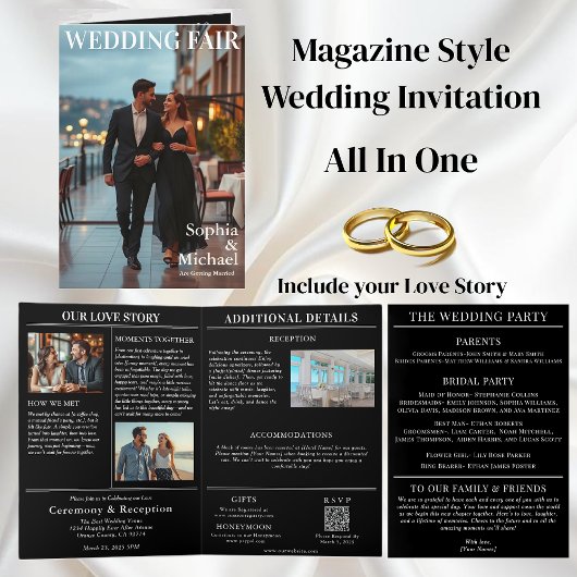 Wedding Magazine Hoesje uitnodiging