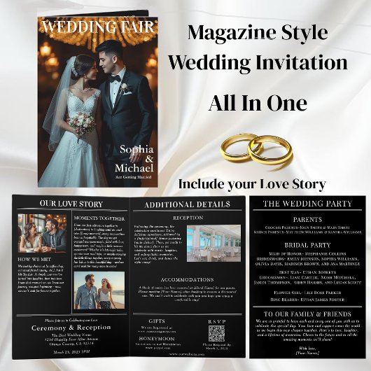 Wedding Magazine Hoesje uitnodiging