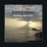 Wedding Magnet<br><div class="desc">Magneet perfect voor een huwelijksgunst met een foto genomen in Negril,  Jamaica terwijl ik daar op vakantie was.</div>