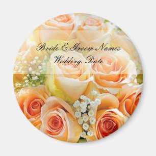 Wedding Magnet Favor Sjabloon