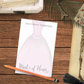 Wedding Maid of Eur Cute  Dress Custom Post-it® Notes