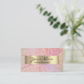 WEDDING MAKEUP ARTIST COUCH Roos HOLOGRAPH Afsprakenkaartje (Staand voorkant)