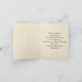 Wedding Marriage Bride Groom Jesus Priest Kaart (Binnen)