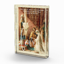 WEDDING MARY JOSEPH RELIGIOUS KEEPSAKE FOTOBLOKKEN
