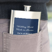 Wedding Match made in heaven bruiloft gunsten blau Flacon (Voorbeeld)