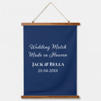 Wedding Match made in heaven bruiloft gunsten blau