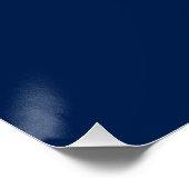Wedding Match made in heaven bruiloft gunsten blau Perfect Poster (Hoek)