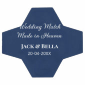 Wedding Match made in heaven bruiloft gunsten blau Voetbal (Enkel)