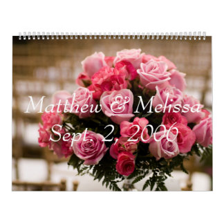 Wedding, Matthew & Melissa Sept. 2, 2006, graduati Kalender