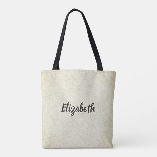 Wedding-meisje van het moderne gouden anananasstel tote bag (Achterkant)