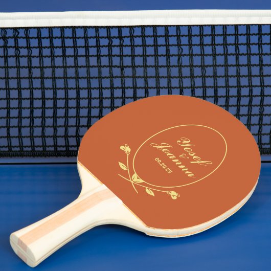 Wedding Memento Ping Pong Paddle Tafeltennisbatje (Insitu)