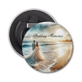Wedding Memories Gastboek Button Flesopener