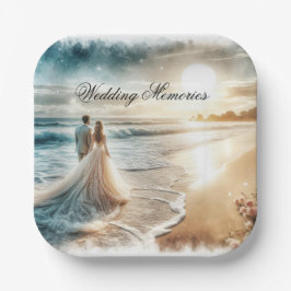 Wedding Memories Gastboek Papieren Bordje