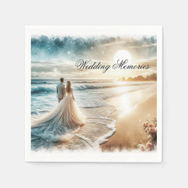 Wedding Memories Gastboek Servet