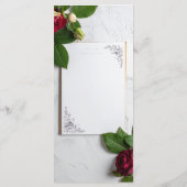 wedding menu (Achterkant)