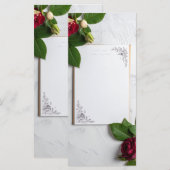 wedding menu (Voorkant / Achterkant)