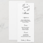 Wedding Menu Card (Voorkant / Achterkant)