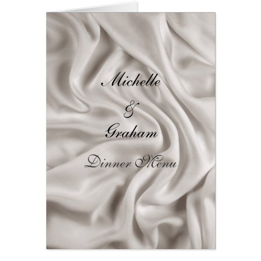 Wedding Menu Cream Wedding Set (Voorkant)