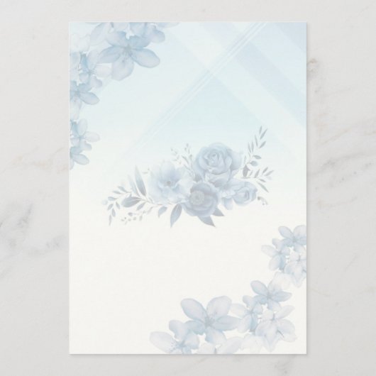 Wedding Menu Elegant Editable (Achterkant)