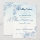 Wedding Menu Elegant Editable  (Voorkant / Achterkant)