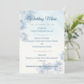 Wedding Menu Elegant Editable  (Staand voorkant)