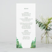 WEDDING MENU-KAART MENU (Staand voorkant)