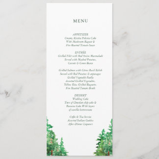 WEDDING MENU-KAART MENU