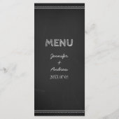 Wedding Menu Krijtbord (Achterkant)