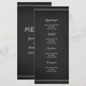 Wedding Menu Krijtbord (Voorkant / Achterkant)