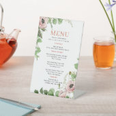 Wedding Menu Reclamebord Met Voetstuk (Insitu)