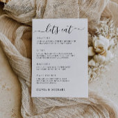 Wedding Menu Sign, Printable Wedding Menu Kaart