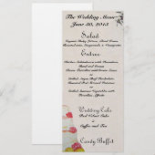 Wedding Menus Menu (Voorkant / Achterkant)