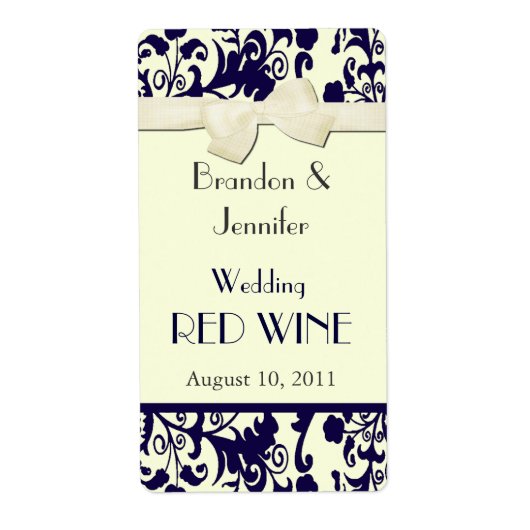 Wedding Mini Wine Labels (Voorkant)