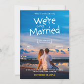 Wedding Minimalist movie poster photo Kaart (Voorkant)