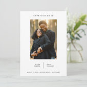 Wedding Modern Fancy Minimalist Photo Couple (Staand voorkant)