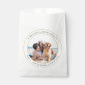 Wedding Modern Persoonlijke foto Bedankzakje (Voorkant)