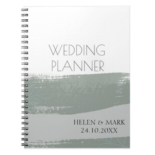 Wedding Modern planner Spiral Photo Notitieboek (Voorkant)