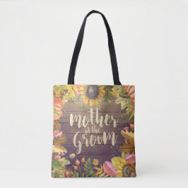 Wedding Moeder van de Groom Autumn Maple Pumpkins Tote Bag