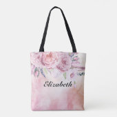 Wedding Moeder van de Waterverf van Groom Boho Flo Tote Bag (Achterkant)