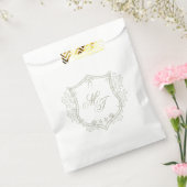 Wedding Monogram Bedankzakje (Gezegeld)