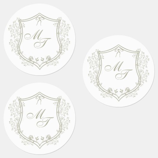Wedding Monogram Labels (Groep)