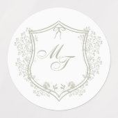 Wedding Monogram Labels (Design 1)